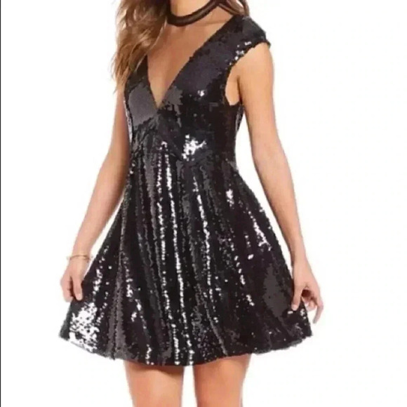 Free People Sequin Dress. - Picture 1 of 6